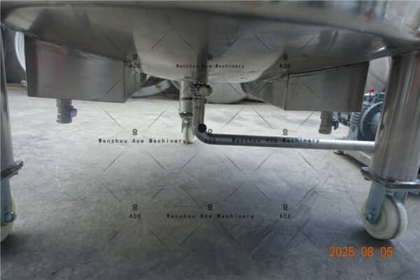 500-Liter-Mischbehälter mit hoher Scherkraft und Drehkolbenpumpe - Bild 4